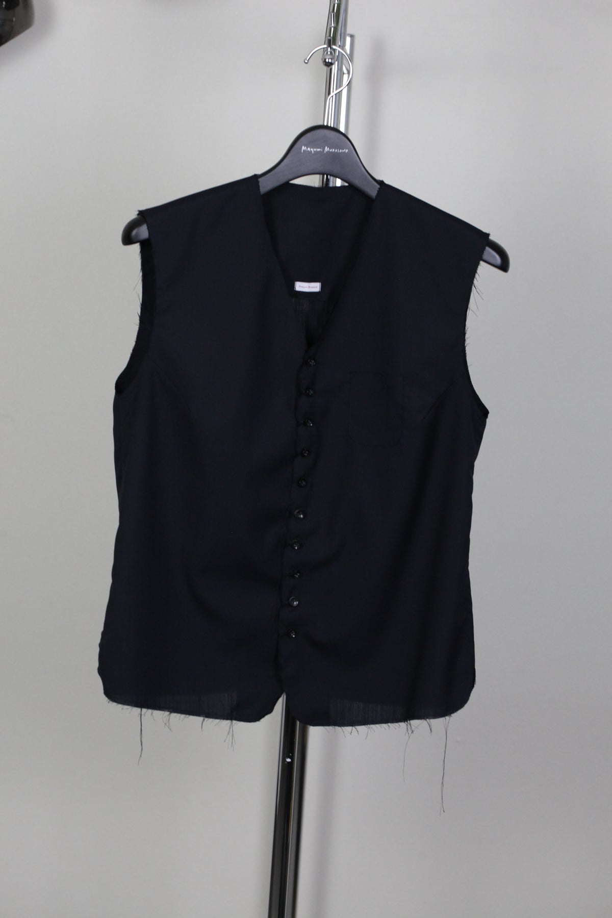 mayumi murasawa shirt_ウールネイビー _ベスト
