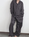 mayumi murasawa shirt_オーガニックコットングレー_セットアップ