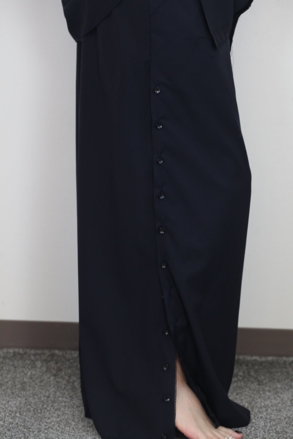 Yang Skirt ヤンスカート_ウールネイビー