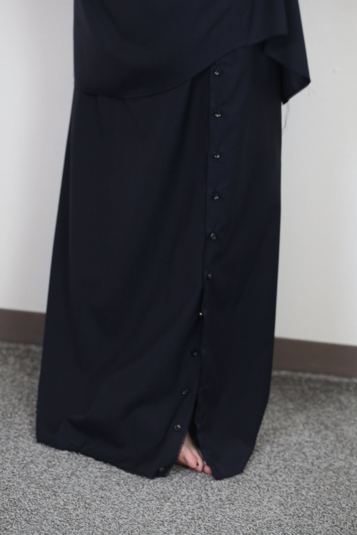 Yang Skirt ヤンスカート_ウールネイビー