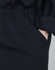 Yang Skirt ヤンスカート_ウールネイビー