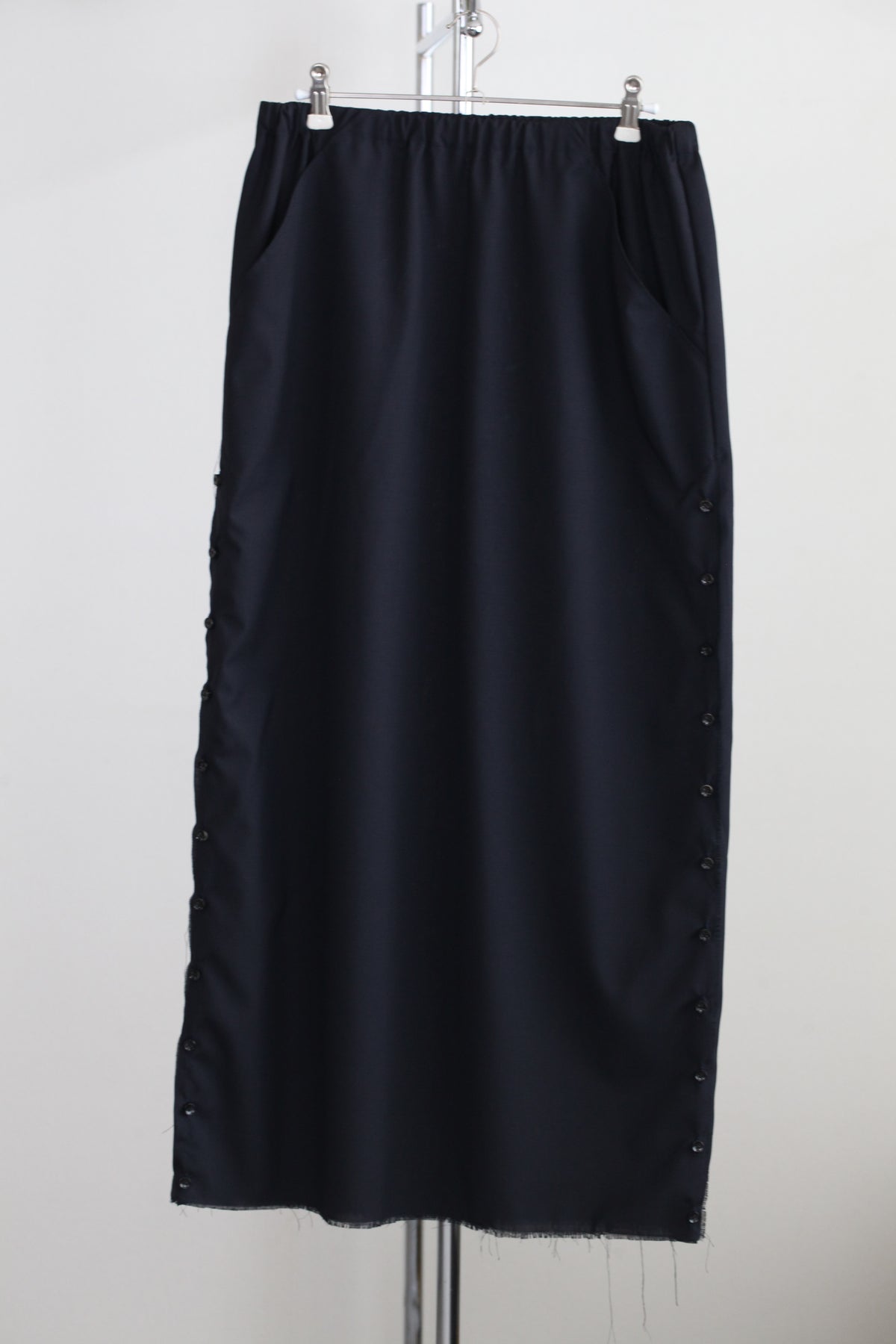 Yang Skirt ヤンスカート_ウールネイビー