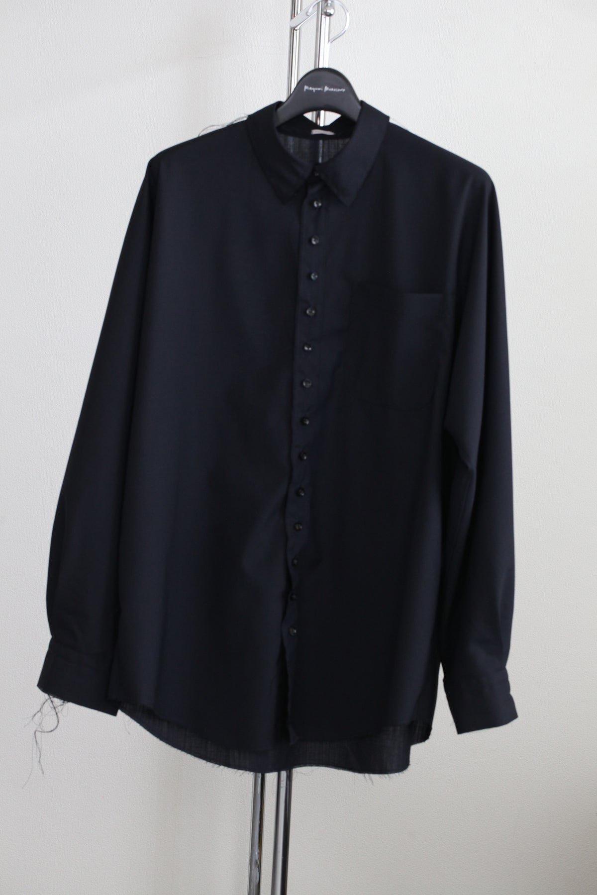 Yang Shirt ヤンシャツ_ウールネイビー