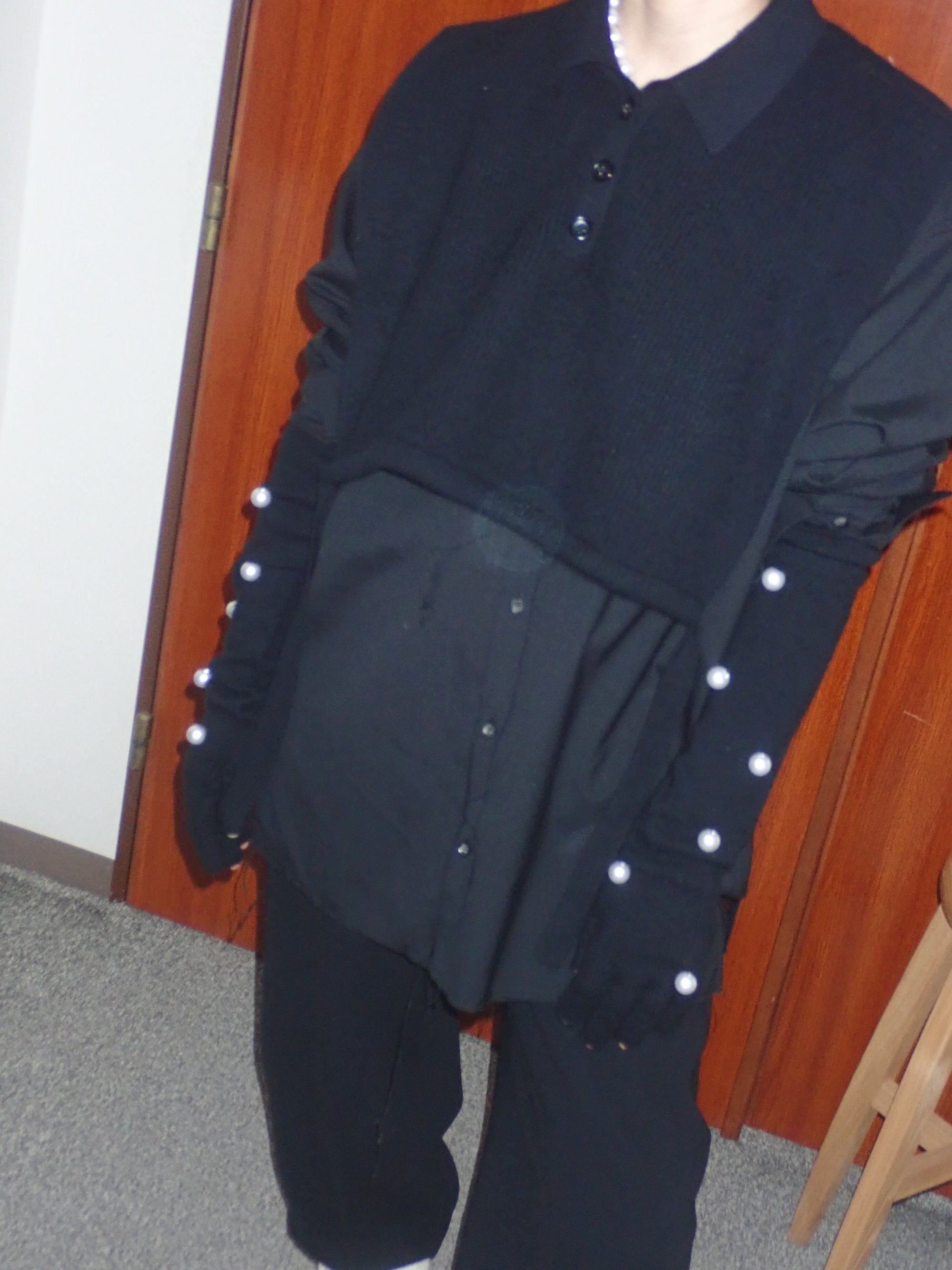 mayumi murasawa shirt_ウール黒