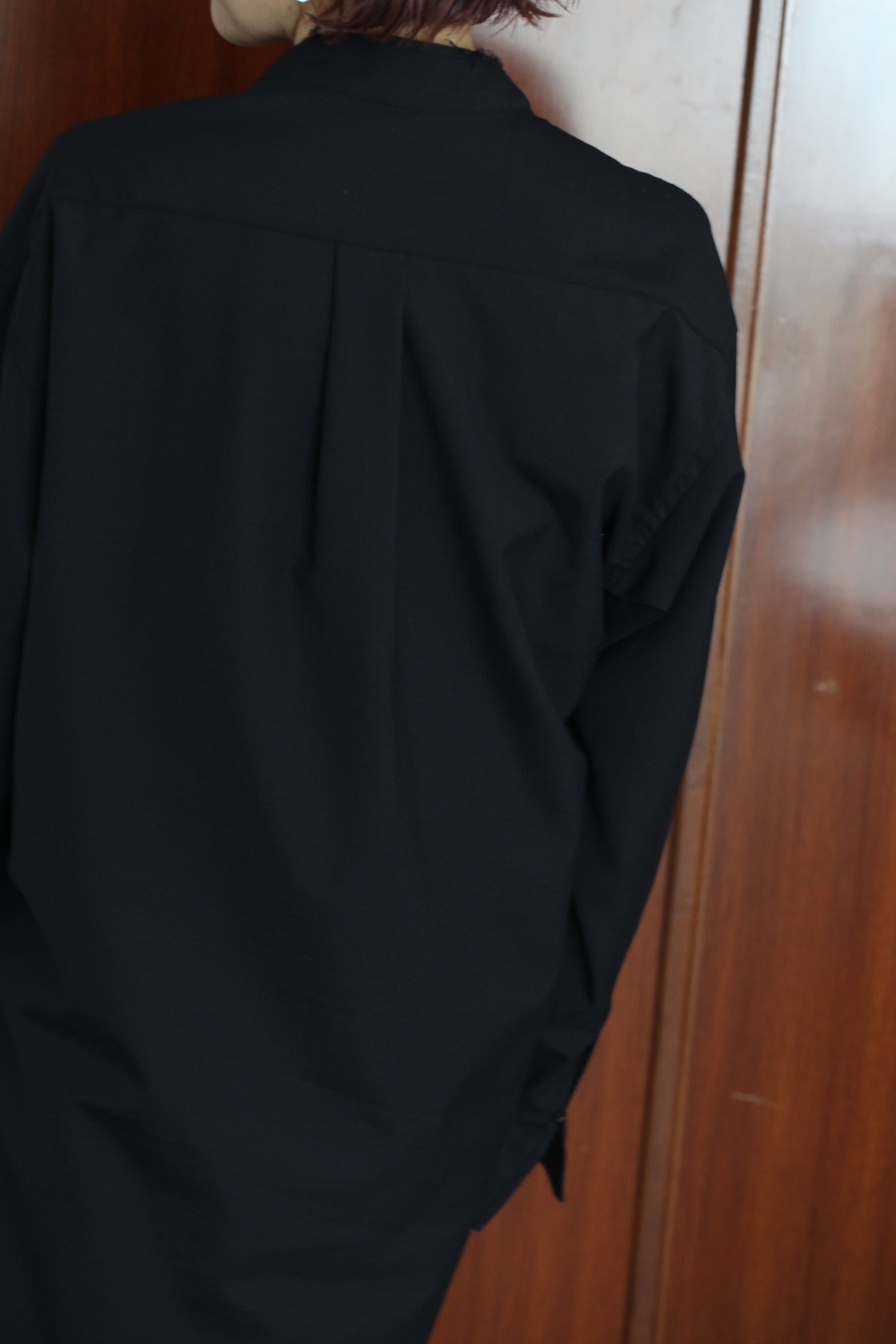 mayumi murasawa shirt_ウールネイビー