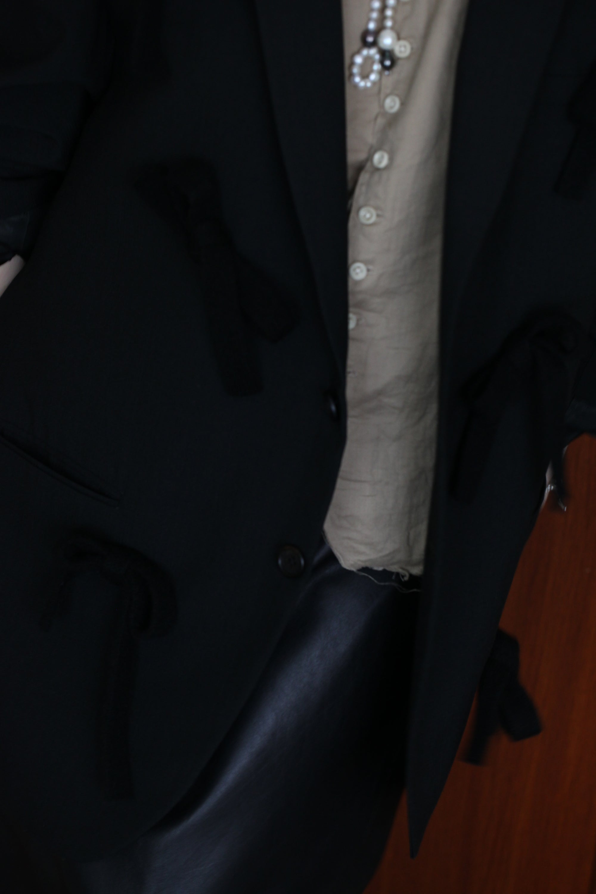 3_黒の黒リボンリボンジャケット