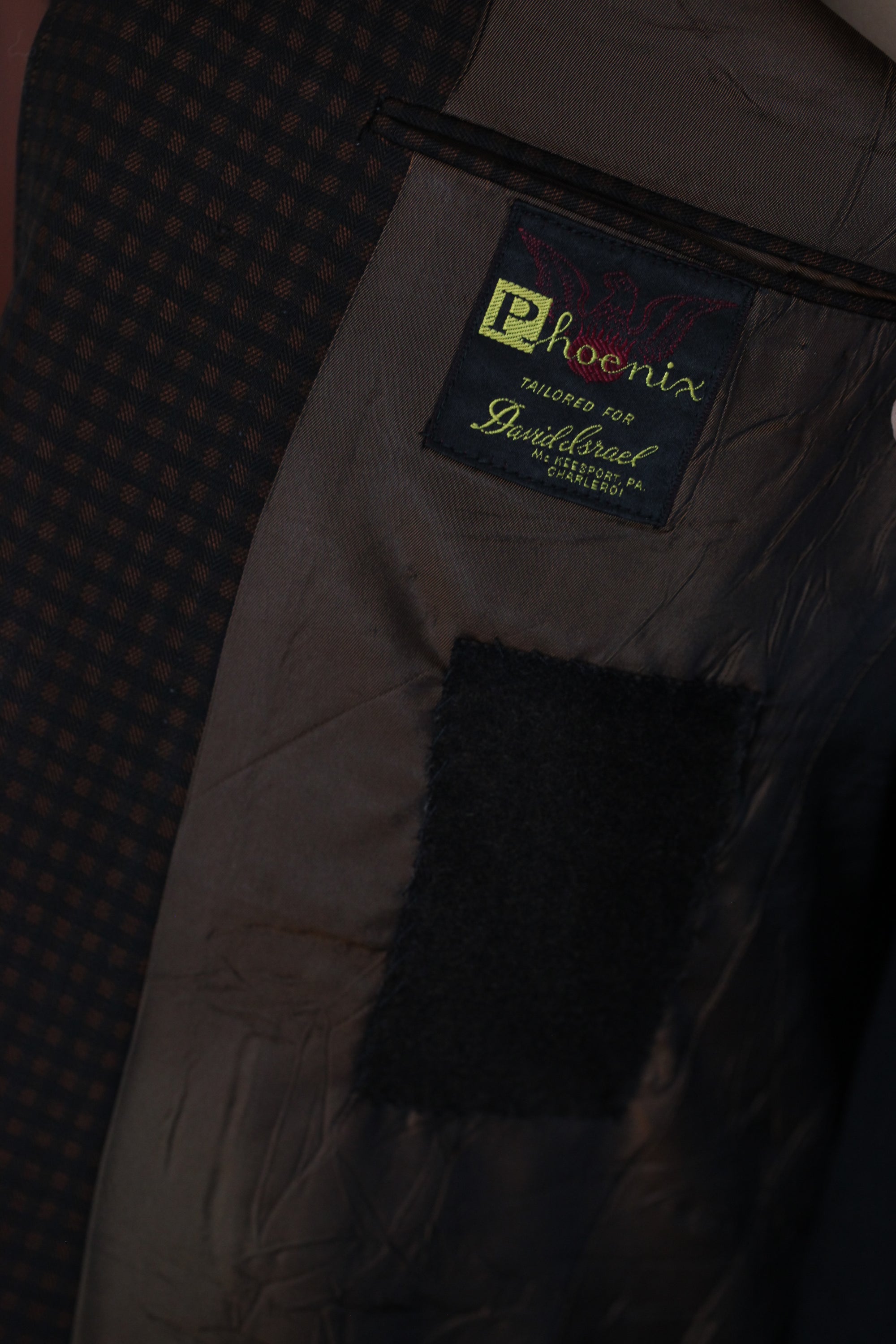 2_チェックの黒リボンジャケット