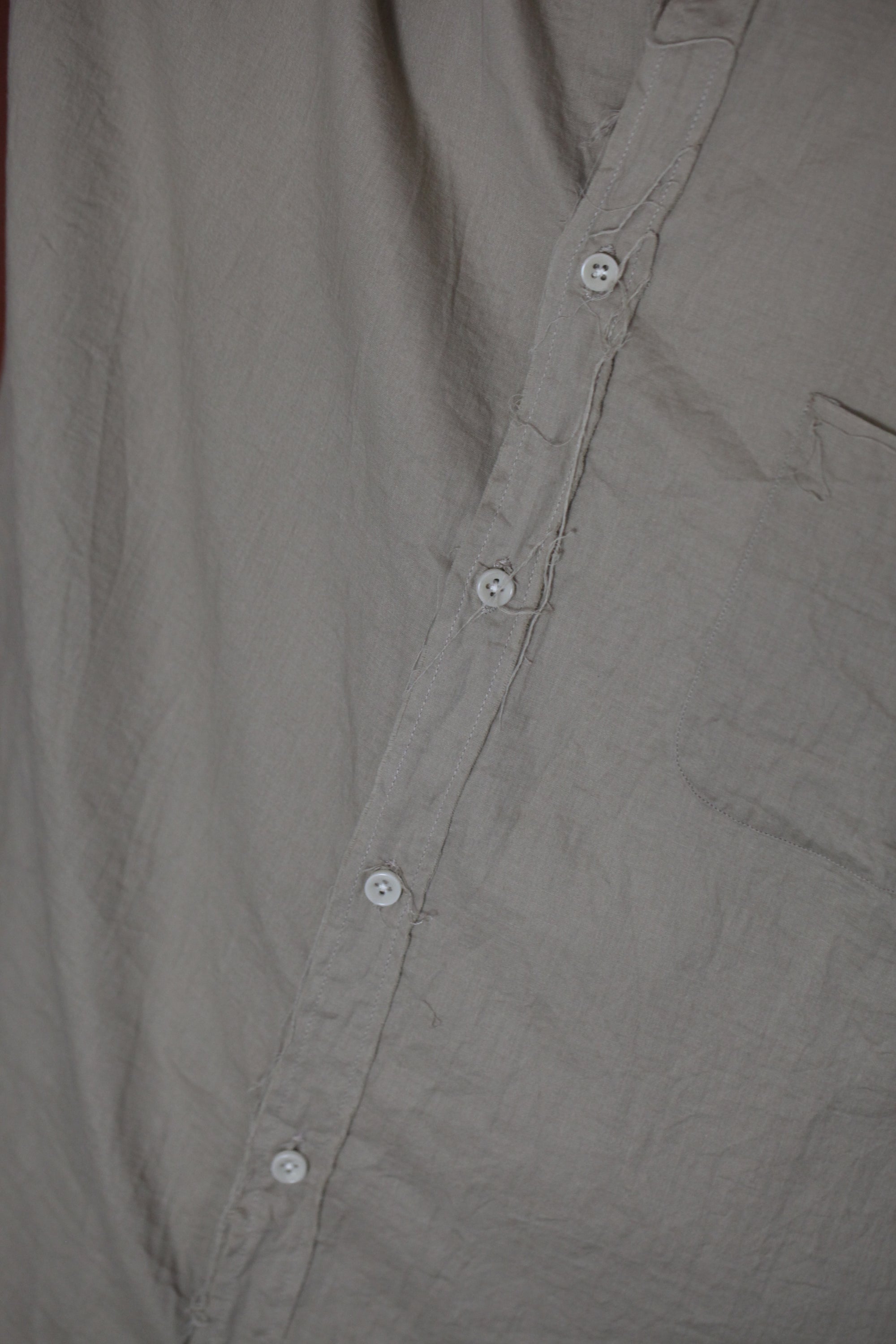 mayumi murasawa shirt_ベージュ_スタンドシャツ