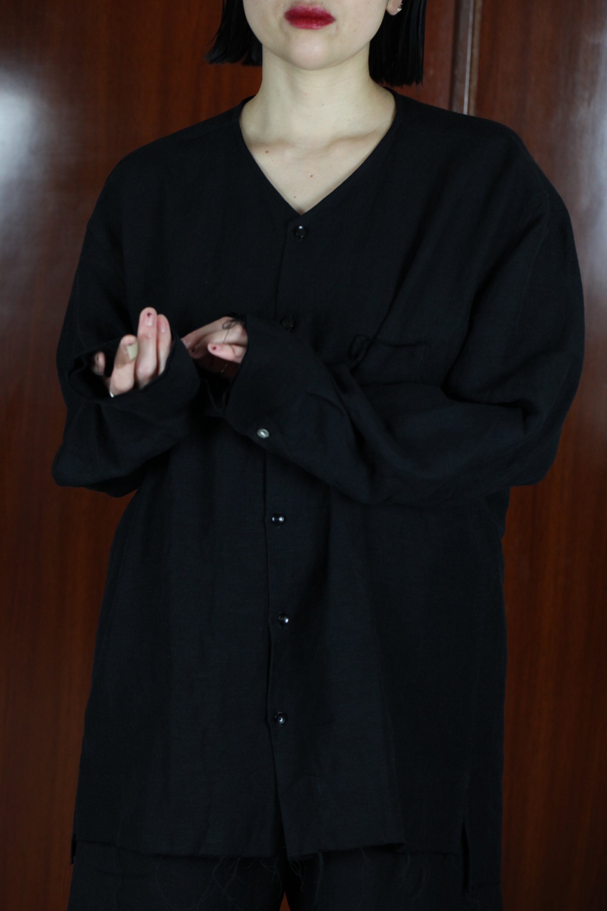 【受注生産】mayumi murasawa shirt_シャツ_黒
