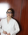 mayumi murasawa shirt_白_スタンドシャツ