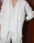 mayumi murasawa shirt_白_スタンドシャツ