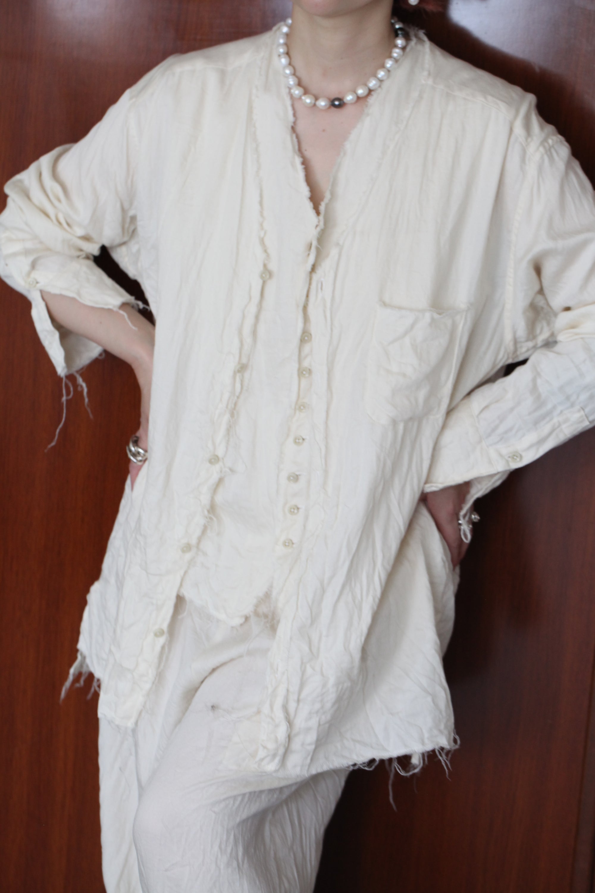 mayumi murasawa shirt_オーガニックコットン_Vシャツ