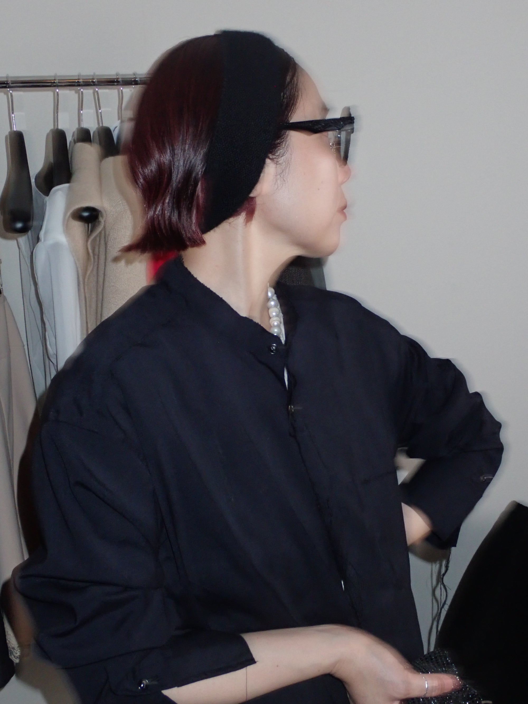 mayumi murasawa shirt_ウールネイビー