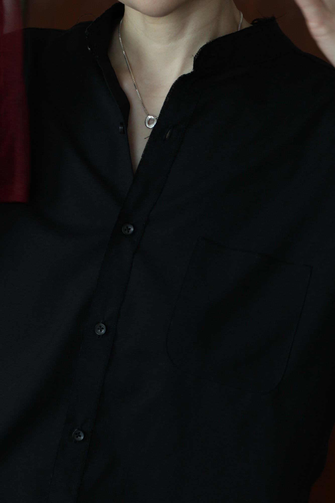 チャームのためのネックレス_ シルバー