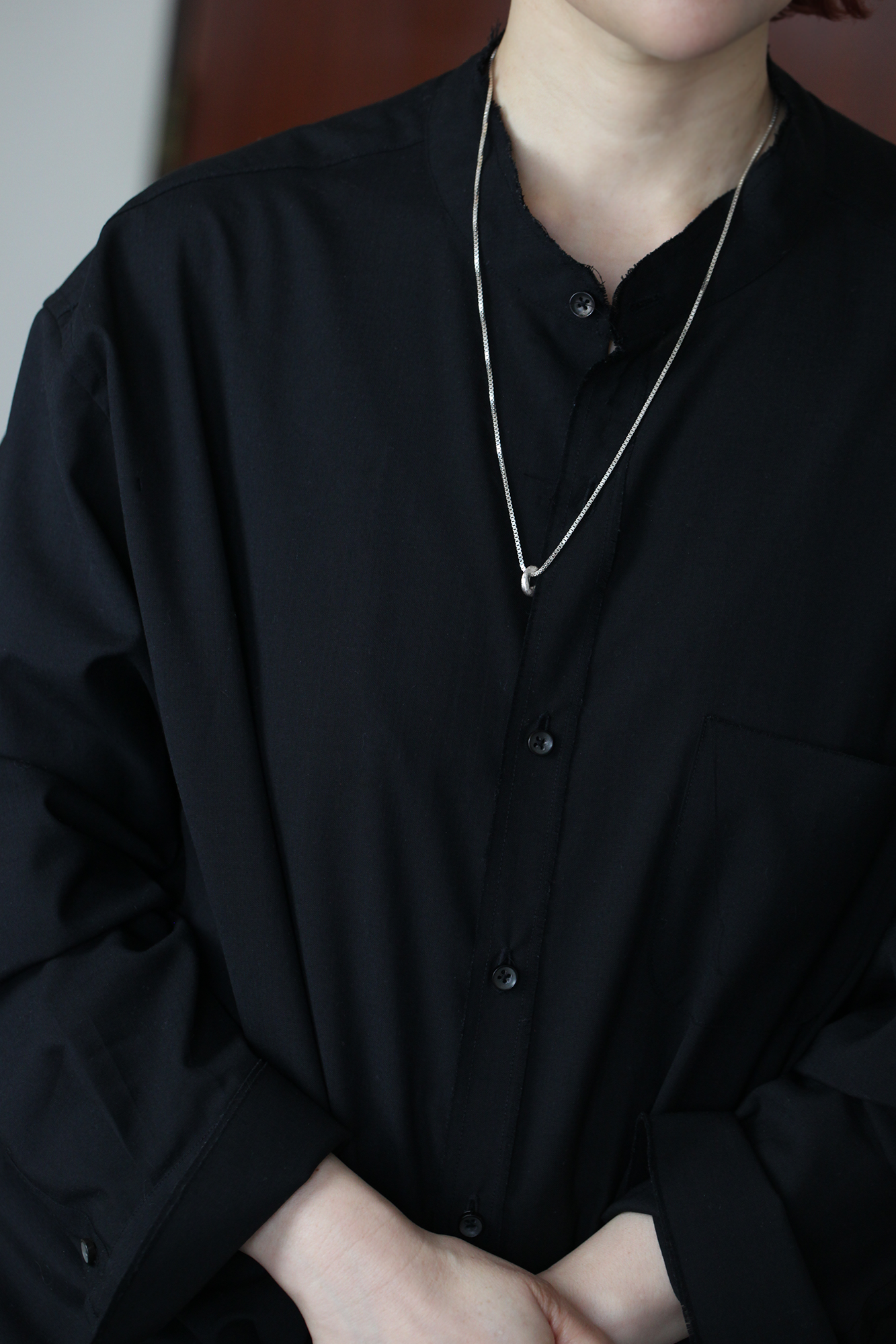 チャームのためのネックレス_ シルバー